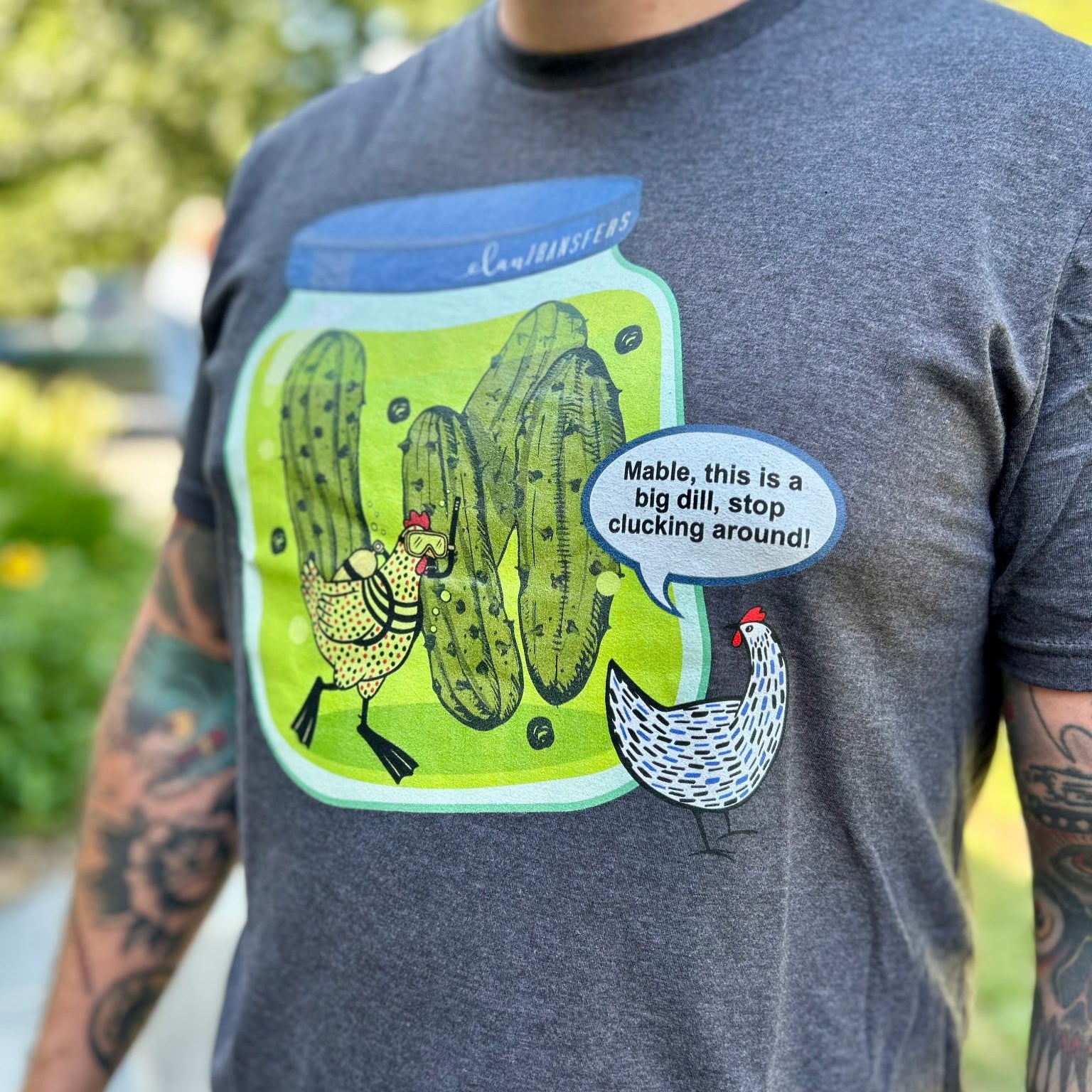 The "Big Dill" Scuba Unisex Premium Soft-Touch Tee