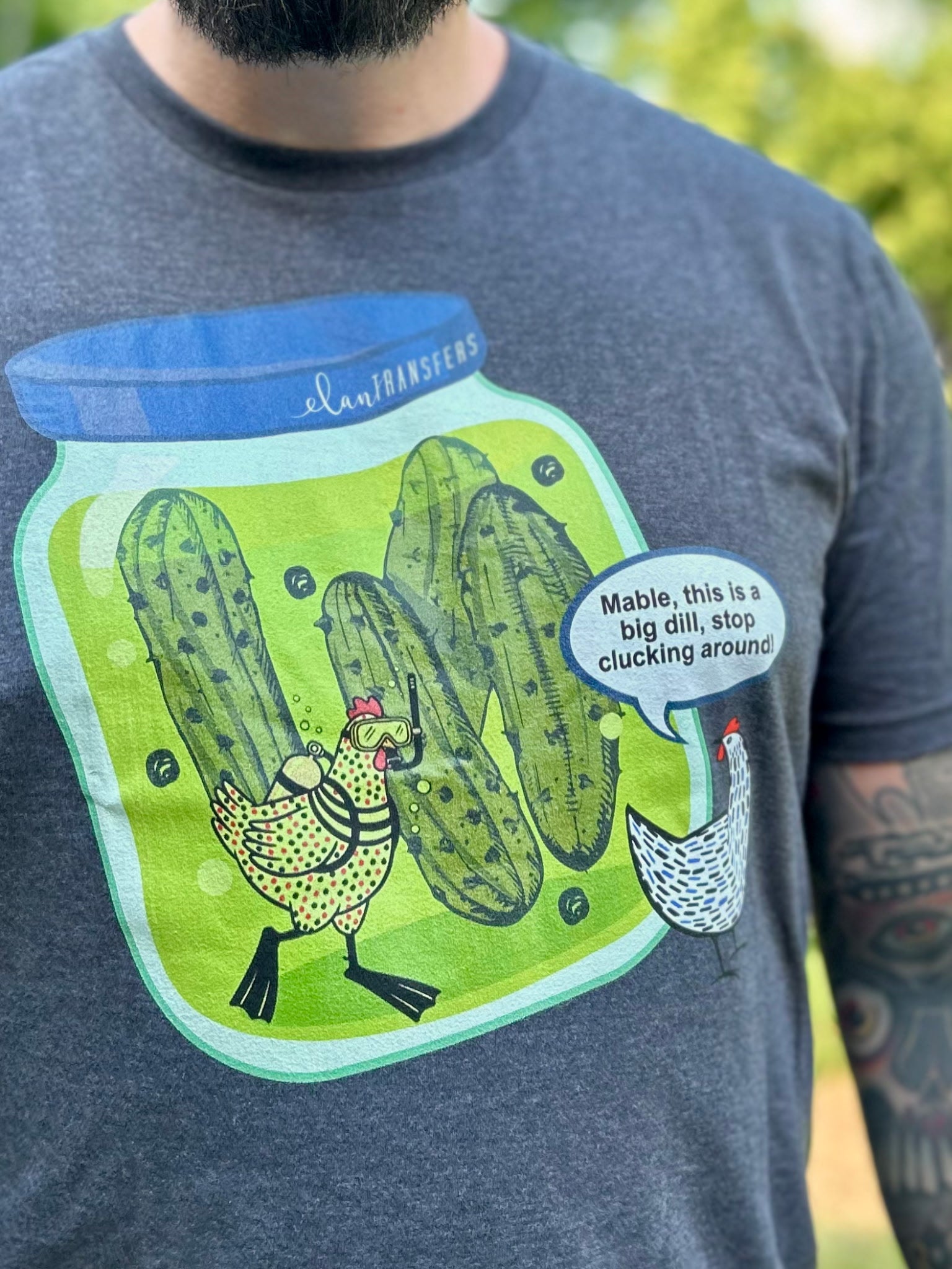 The "Big Dill" Scuba Unisex Premium Soft-Touch Tee