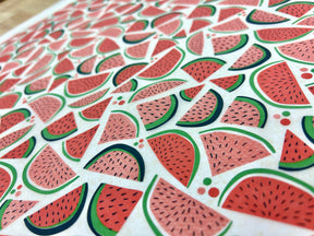 Watermelon - Underglaze Transfer Sheet - Multi Colored
