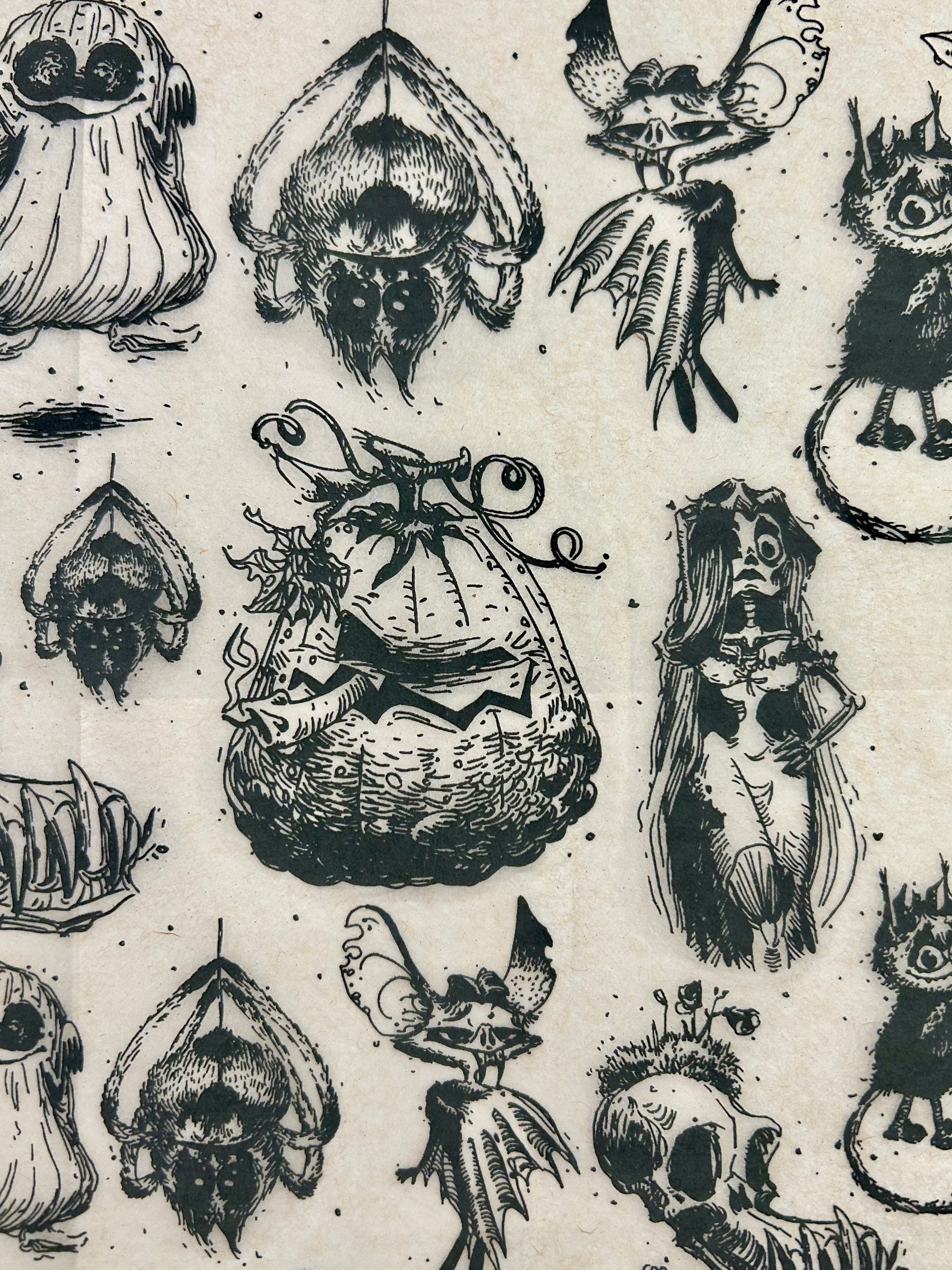 Monsters - Underglaze Transfer Sheet