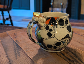 The Vault Collection: One-of-a-Kind Crystal Skull & Mushroom Mug #1
