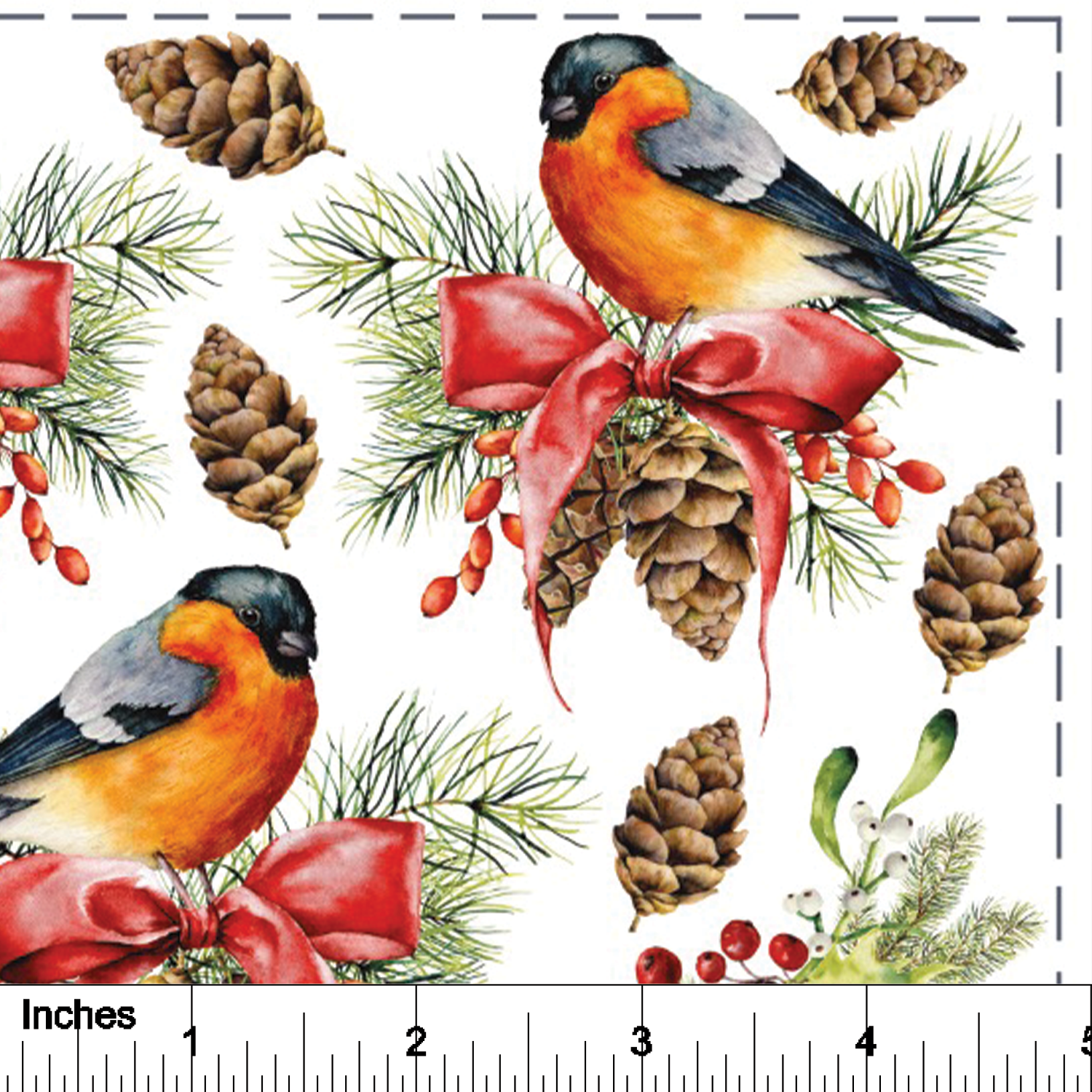 Bullfinch - Overglaze Decal Sheet