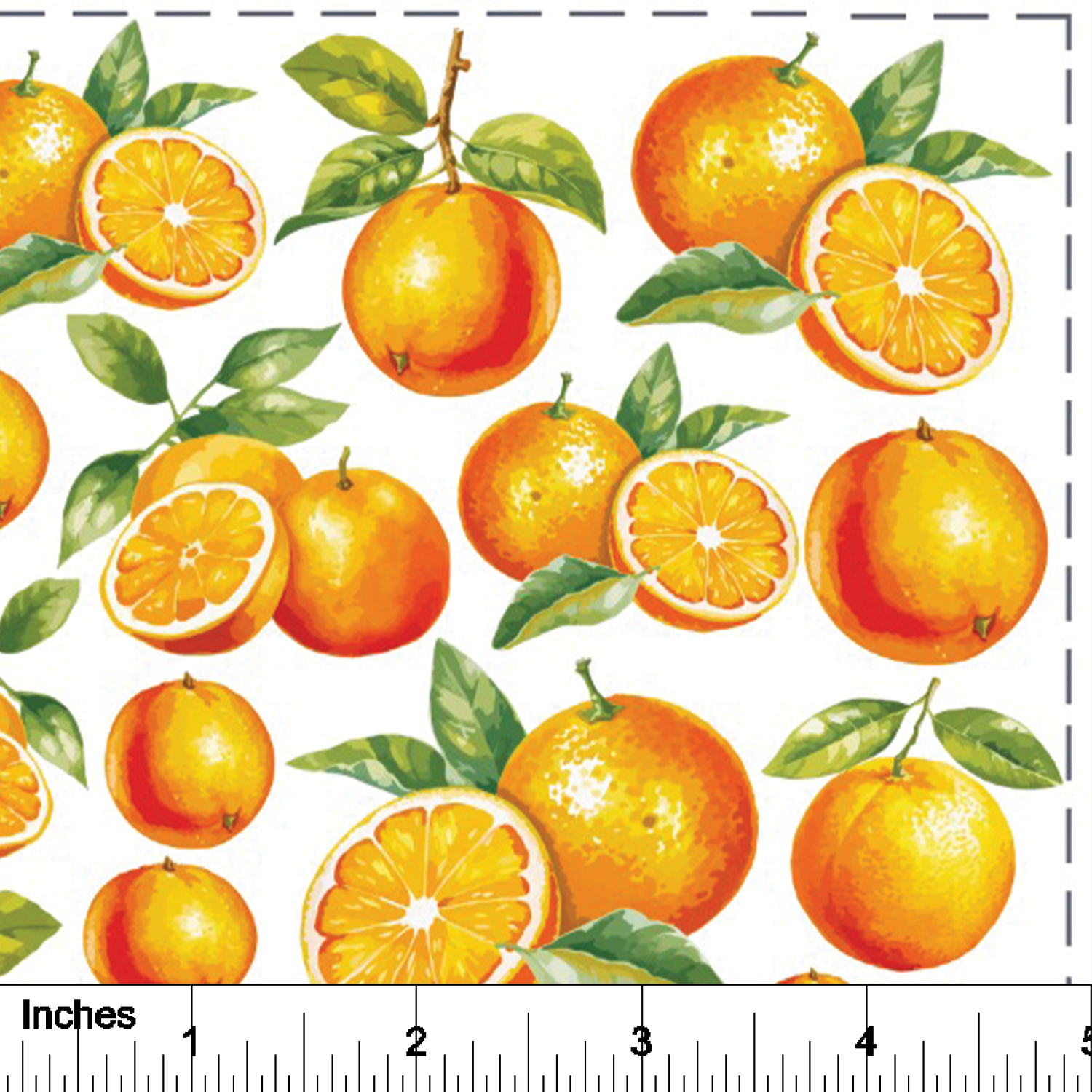 Oranges - Overglaze Decal Sheet