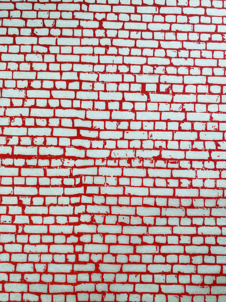 Another Brick in the Wall - Underglaze Transfer Sheet - You Choose Color