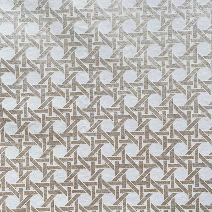 Woven Cane - Underglaze Transfer Sheet - You Choose Color