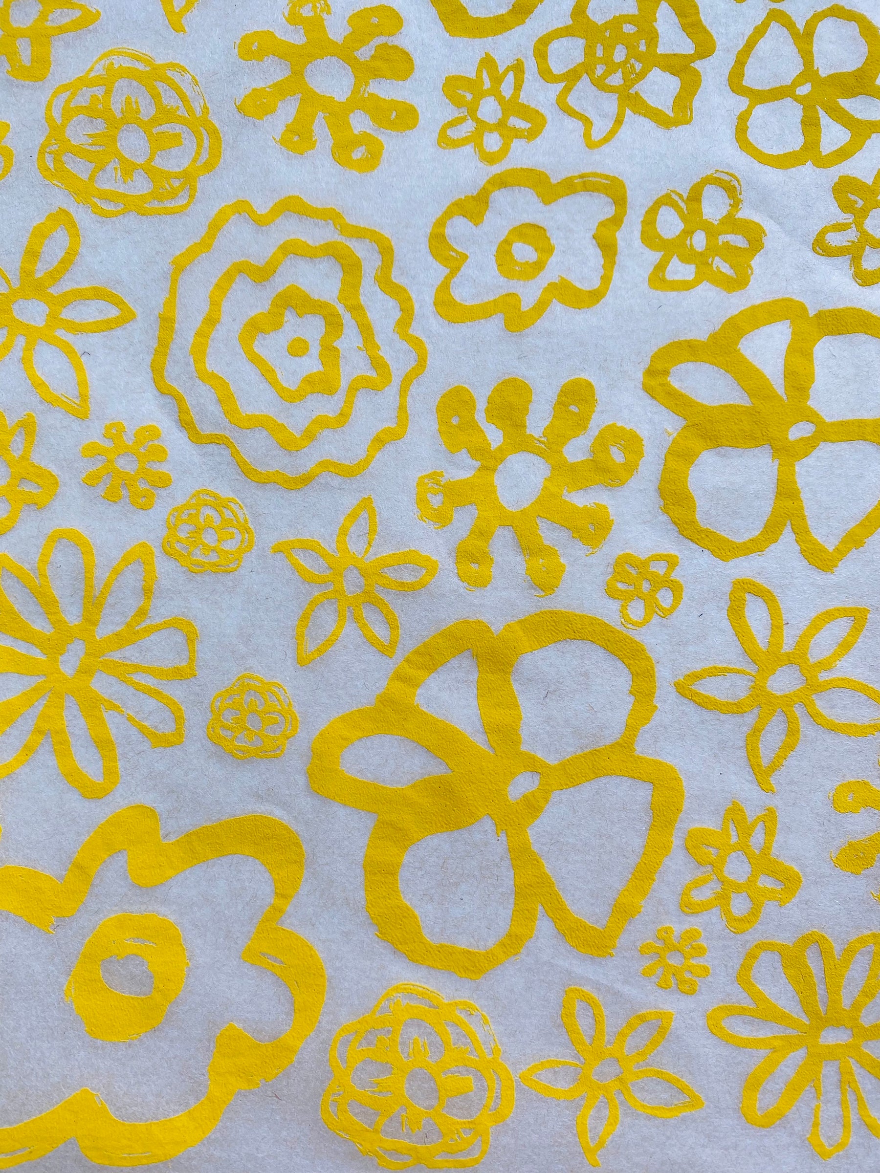 Ink Flower - Underglaze Transfer Sheet - You Choose Color