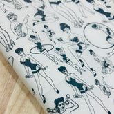 Hula Pin Up - Underglaze Transfer Sheet