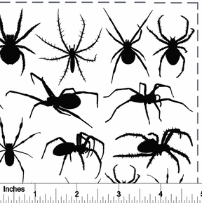 Spiders - Overglaze Decal Sheet