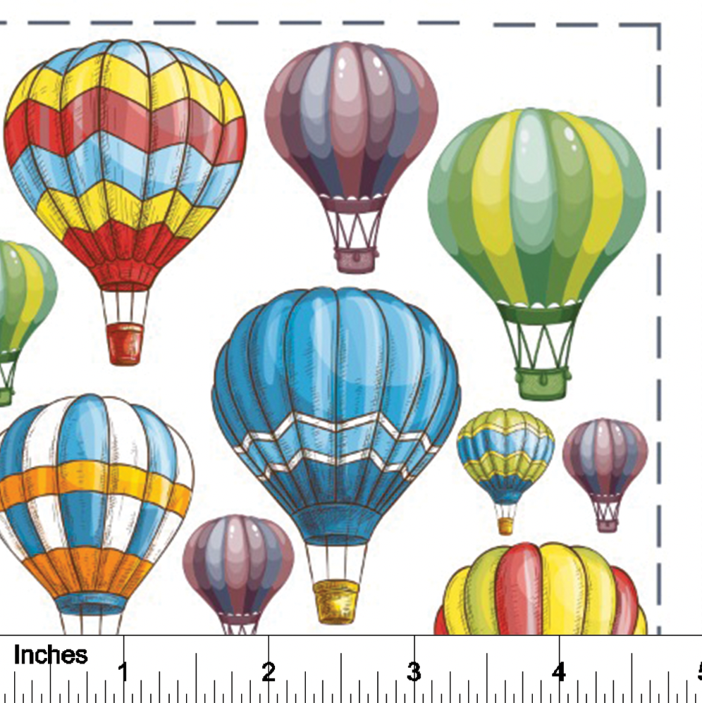 Hot Air Balloons - Overglaze Decal Sheet