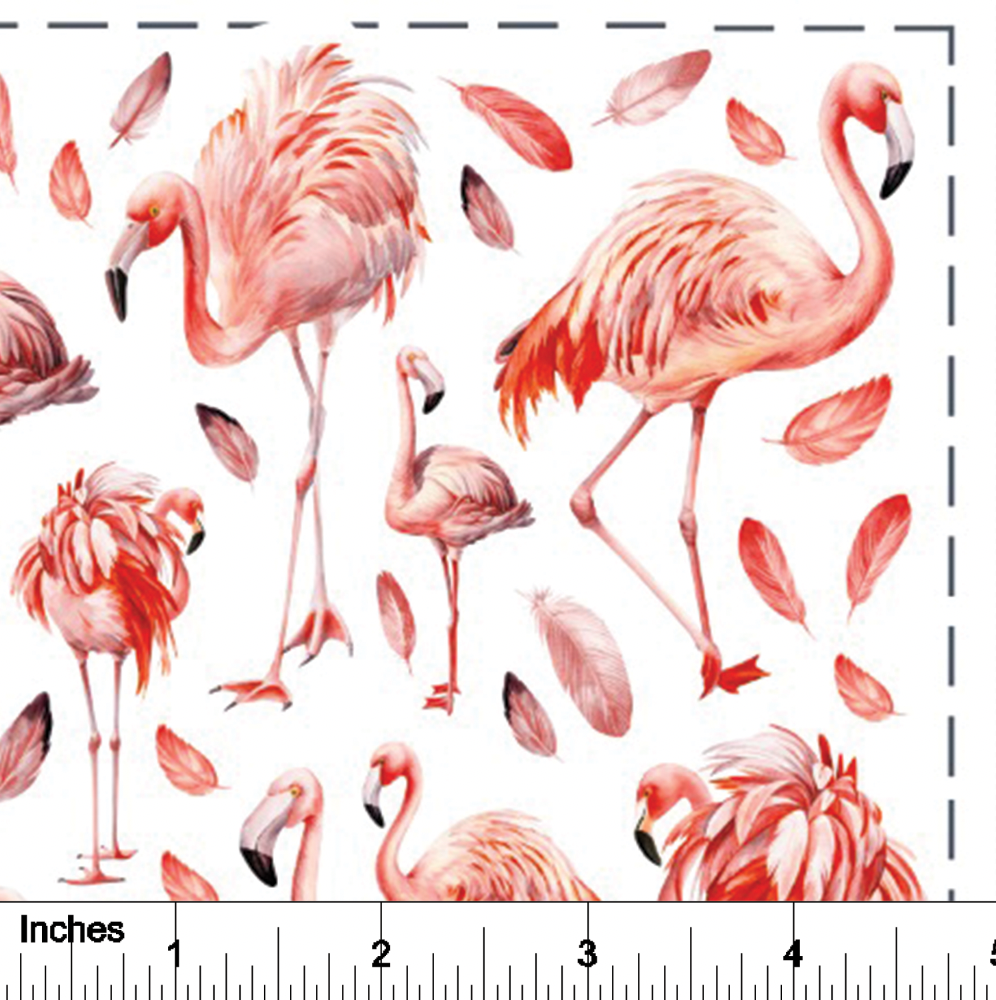 Flamingo - Overglaze Decal Sheet