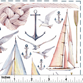 Sailboats - Overglaze Decal Sheet