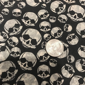 Skulls Little - Underglaze Transfer Sheet - Black