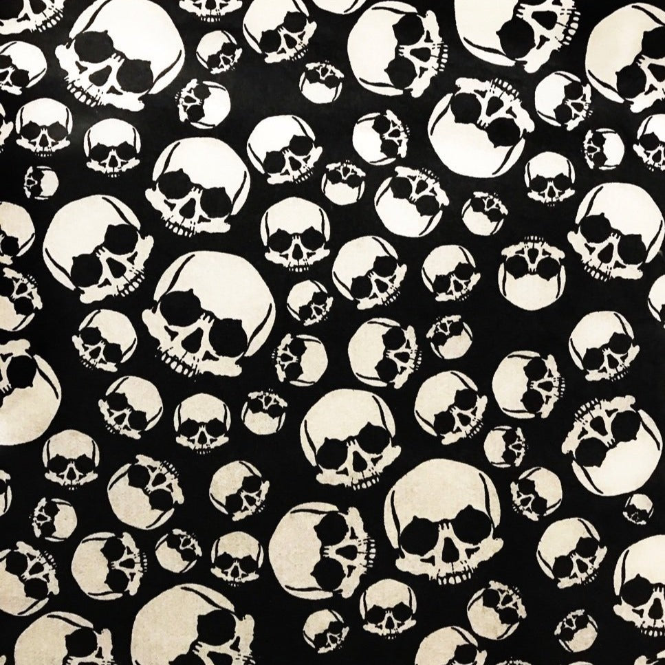 Skulls Little - Underglaze Transfer Sheet - Black