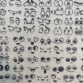 Googly Eyes - Underglaze Transfer Sheet - Black