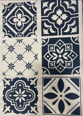 Moroccan Tiles A - Underglaze Transfer Sheet - You Choose Color